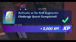 Fortnite - Activate or Re-Roll Augments - Chapter 4 Season 3