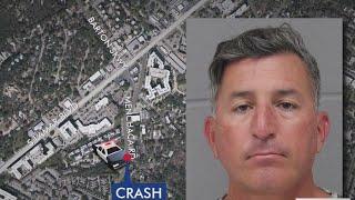 Texas DPS lieutenant arrested on DWI charge after fiery crash