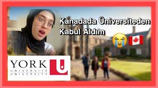 HAYALIMDEKI UNIVERSITEDEN KABUL ALDIM *Kanadada Üniversite Okumak?* ️