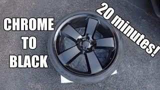 BEST WAY TO PAINT YOUR WHEELS BLACK