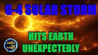 SEVERE SOLAR STORM HITS EARTH SURPRISINGLY FAST AND STRONG  AURORA MORE STORMS EXPECTED