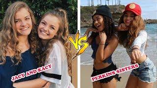 BEST ​Jacy and Kacy Vs Perkins Sisters  Who is the Best ?  Twins Sisters Musically Compilation