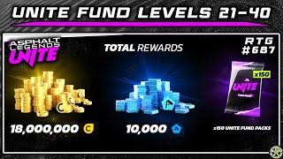 Asphalt Unite  Claiming Unite Fund levels 21-40  RTG #687