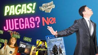 Por esta razón COMPRAS juegos y NO LOS JUEGAS.