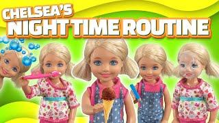 Barbie - Chelseas Night Time Routine  Ep.444