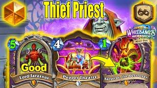 5 Mana Jaraxxus Is GOOD Thief Priest Is Unstoppable At Whizbangs Workshop Mini-Set  Hearthstone