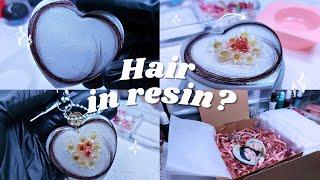 Hair Memorial Keepsake in Resin • Can we put hair in resin? Mother is the best • Resin Art & Crafts