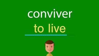 Como dizer conviver em inglês