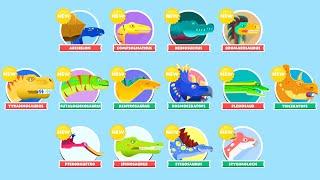 12 DINOSAUR GAMES T-REX TRICERATOPS SPINOSAURUS FUTALOGNKOSAURUS KENTROSAURUS - DK GAMES 230209