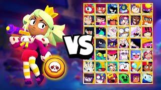 Mandy SUPER vs All  Brawlers  Who Can Survive ?  Brawl Stars