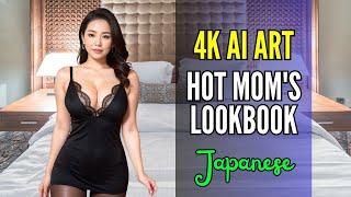 【AI ART】Hot Moms Japanese Lingerie Black - Ai Lookbook Girlai sexy girlbbw