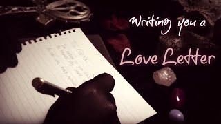 ASMR ️ Valentines Day ️ Writing you a Love Letter 