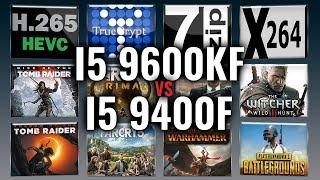 Intel i5 9600KF vs i5 9400F Benchmarks  Test Review  Comparison  Gaming  13 Tests