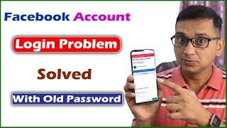 Facebook Account Login Problem Solved With Old Password  How to Recover Facebook ID? Facebook Lite