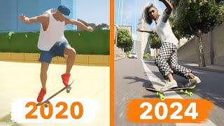 Skate 4 Gameplay Evolution June 2020 - May 2024