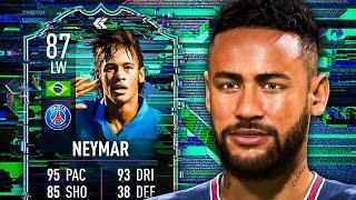 BETTER THAN THE GOLD?  87 FLASHBACK NEYMAR PLAYER REVIEW - FIFA 22 Ultimate Team