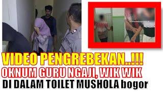 video Guru Tepergok  wik wik  Sama Wanita Selingkuhan di Toilet Musala Bogor