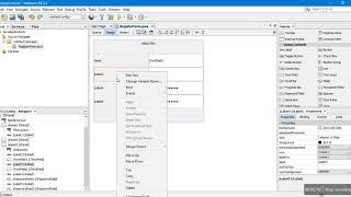 MPF-1 Basic Java Swing Layout Register Form Netbeans