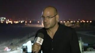 Rocket fired behind reporter in Israel RAW VIDEO