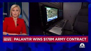 Palantir wins $178 million Army contract