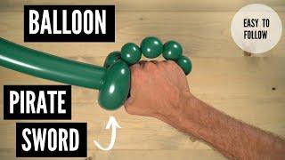 How to Make an Easy Balloon Pirate Sword