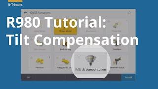 Trimble R980  Tutorial  Using Trimble TIP in Trimble Access