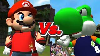 Super Mario Strikers - MarioToad Vs. YoshiKoopa Troopa