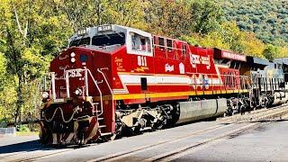 CSX #911 Spirit of our First Responders Unit in Cumberland MD 10-13-2023