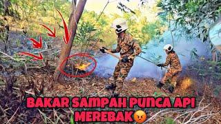 MUSIM PANAS NI JANGAN BAKAR SEBARANGAN-KEBAKARAN LALANG-CELORENG BOMBA-