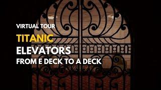 Taking Titanic Elevators from E deck to A deck - Elevator Gear Room