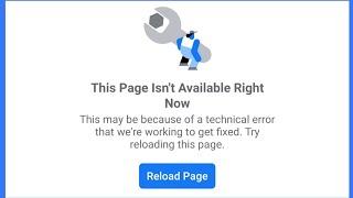 this page isnt available right now facebook  reload page facebook  Milan Yadav