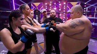 Extra-Fat Man vs THREE Women In An EPIC Showdown  King Pin & Epic Fighting Championship Are BACK