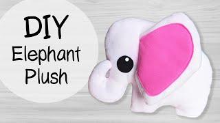 DIY *adorable* Elephant Plush  with FREE TEMPLATES