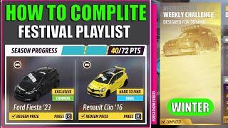 Forza Horizon 5 Winter Season - Festival Playlist Series 37  FULL GUIDE  High Performance Dailies