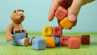 Bruno Bear & the Hand  Toon Blast Stop Motion