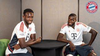 We speak better German than Thomas Müller  Upamecano & Nianzou in a German Challenge