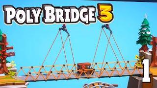 Ну что - погнали по новой?   Poly Bridge 3  Часть 1