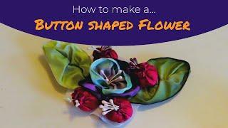 How to make a button flower - super easy and fun