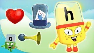 Alphablocks - The Letter H  Learn to Read  Phonics for Kids  Learning Blocks