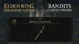 Elden Ring - Bandits Curved Sword Location  Weeping Peninsula