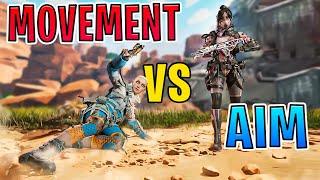 #1 Aim God vs #1 Movement God in Apex Legends 100000+ Wraith Kills