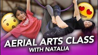 My First Aerial Arts Class ft. Natalia  Niana Guerrero