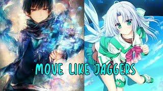 Nightcore - Move Like Jagger - Maroon 5 feat.Christina Aguilera →Switching Vocals with Lyrics←