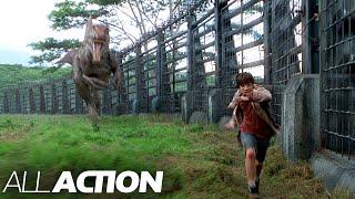 Spinosaurus Eats the Satellite Phone  Jurassic Park 3  All Action