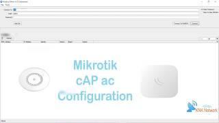 How to configure Mikrotik cAP AC Dual Band WI-FI Router