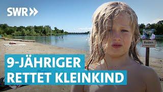 Fast ertrunken Neunjähriger rettet Kleinkind am Opfinger Baggersee