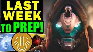 Destiny 2 Final Shape Prep Guide WATCH BEFORE JUNE 3 - Huge Tips