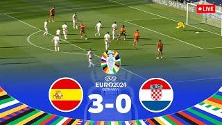 SPAIN vs CROATIA  GROUP B UEFA EURO 2024 FULL MATCH