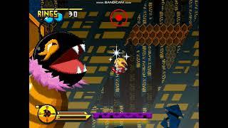 Super Sonic Vs Polem Queen Boss In Sonic Chrono Adventure