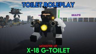 Toilet Roleplay X-18 G-Toilet Showcase